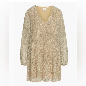Aritzia Wilfred Daydreamer Beige V-Neck Dress - Sz XS